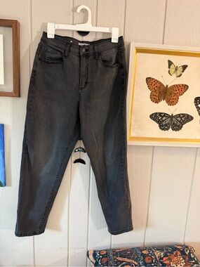 Sonoma high rise mom jeans, straight -Leg washed Black Women’s Jeans